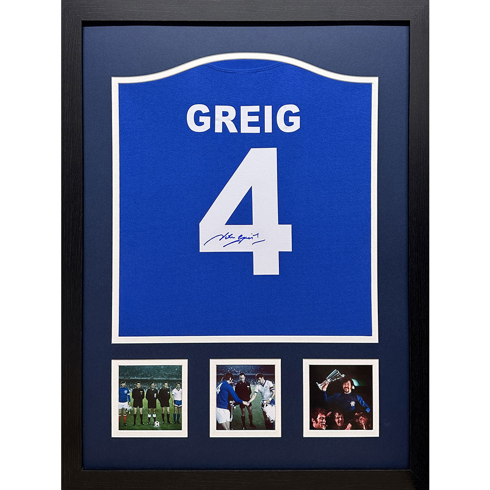 Rangers signed shirt store framed