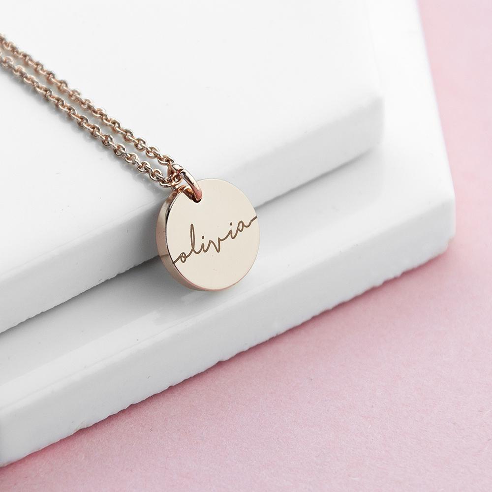 Personalised shop gifts necklace