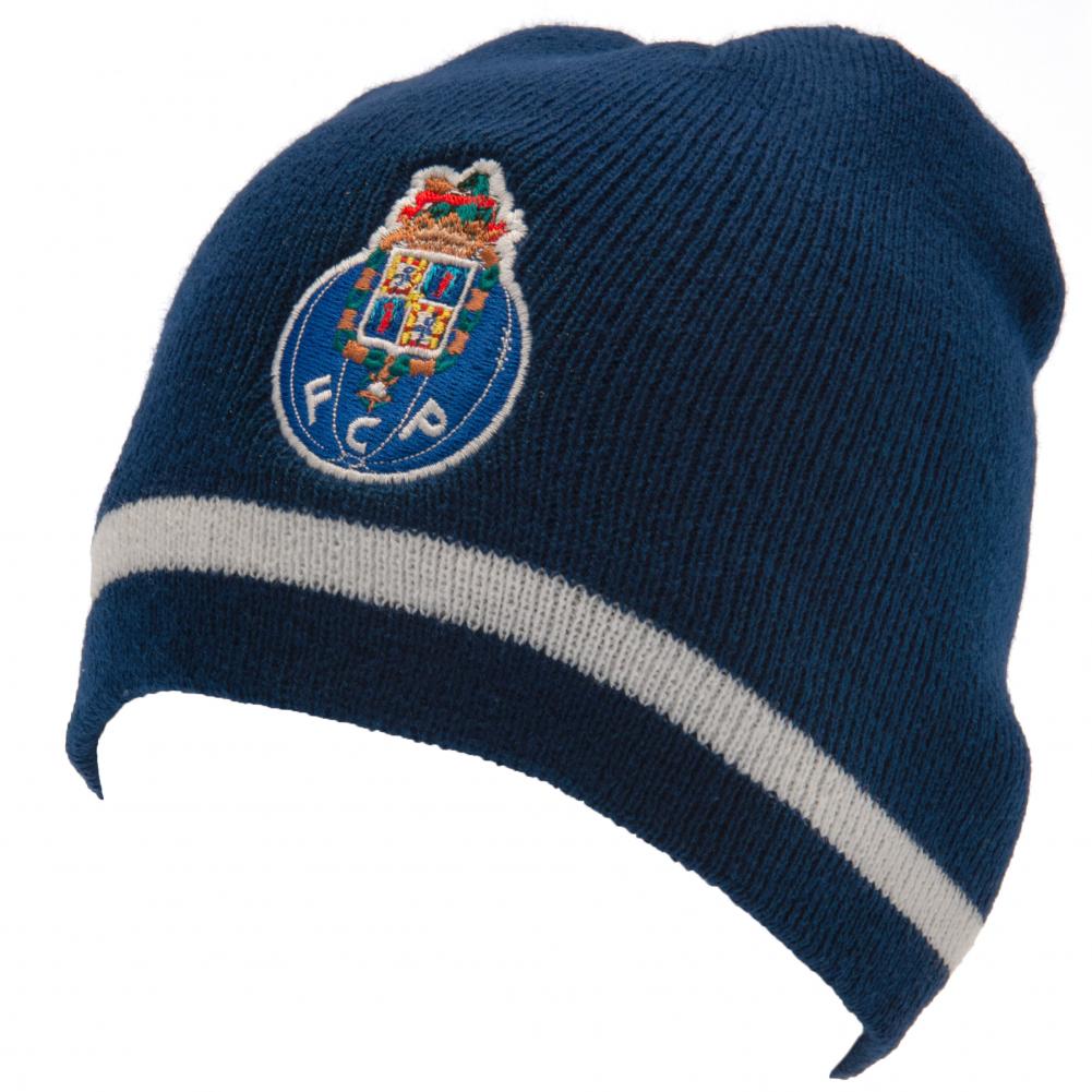 Navy blue dome style knitted hat