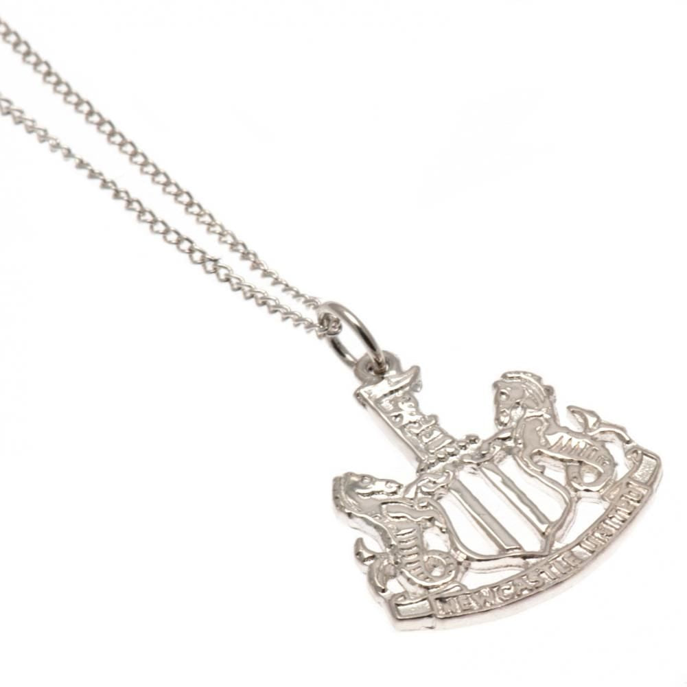 Sterling silver pendant and necklace, Featuring a Newcastle crest pendant on a chain necklace