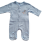 Blue Bunny Babygrow & Smocked jacket set