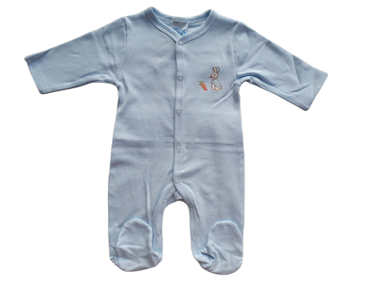 Blue Bunny Babygrow & Smocked jacket set