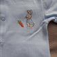 Blue Bunny Babygrow & Smocked jacket set