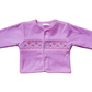 Pink Hearts Babygrow & smocked jacket set