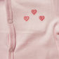 Pink Hearts Babygrow & smocked jacket set