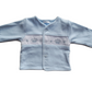 Blue Crown & Stars Babygrow & Smocked jacket set