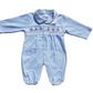 Blue boat Babygrow