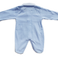 Blue boat Babygrow