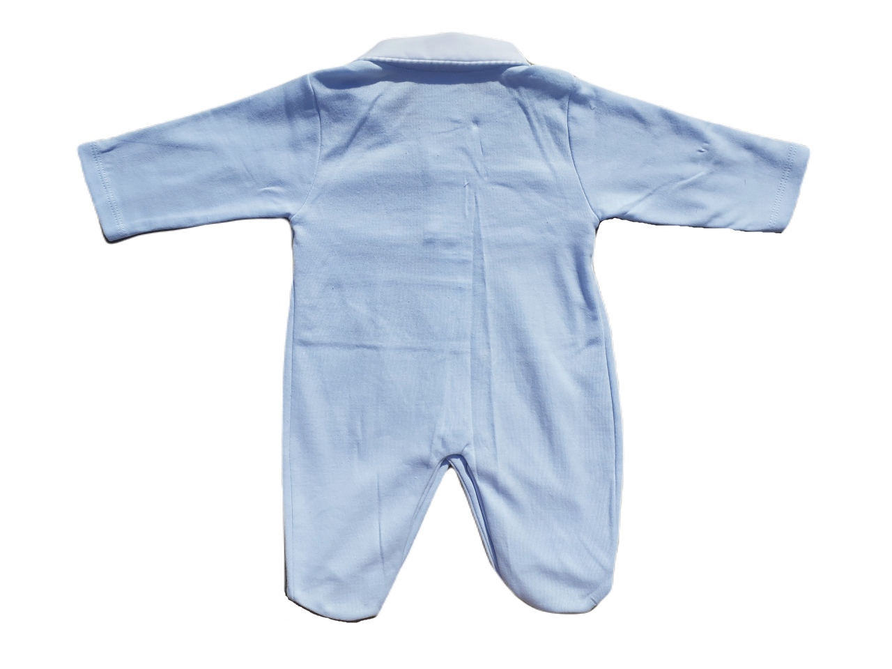 Blue boat Babygrow