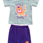 King of the Jungle shorts and t-shirt set