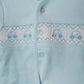 Blue Car Babygrow & Smocked Jacket set