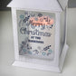Christmas Frost White Lantern-Personalised Gift By Sweetlea Gifts