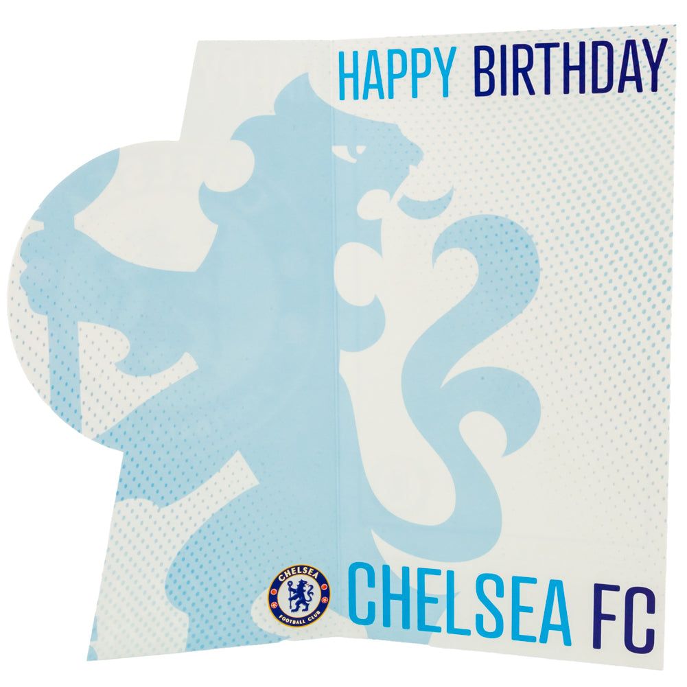 Chelsea FC Crest Birthday Card