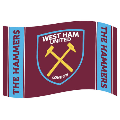 Large 100% polyester supporters flag