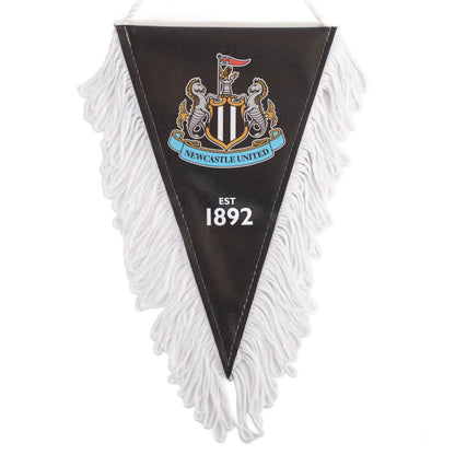 Satin look triangular design mini pennant