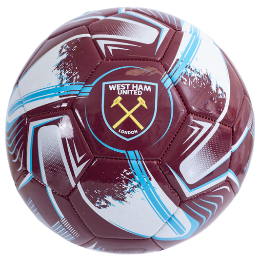 Claret, blue and white 32 panel everyday PVC Football