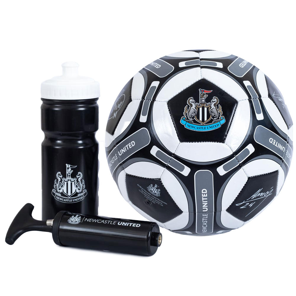 Signed training equipment gift set, Containing a size 5 PVC football