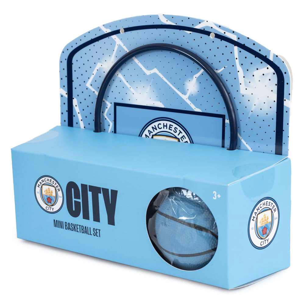 Manchester City FC Mini Basketball Set