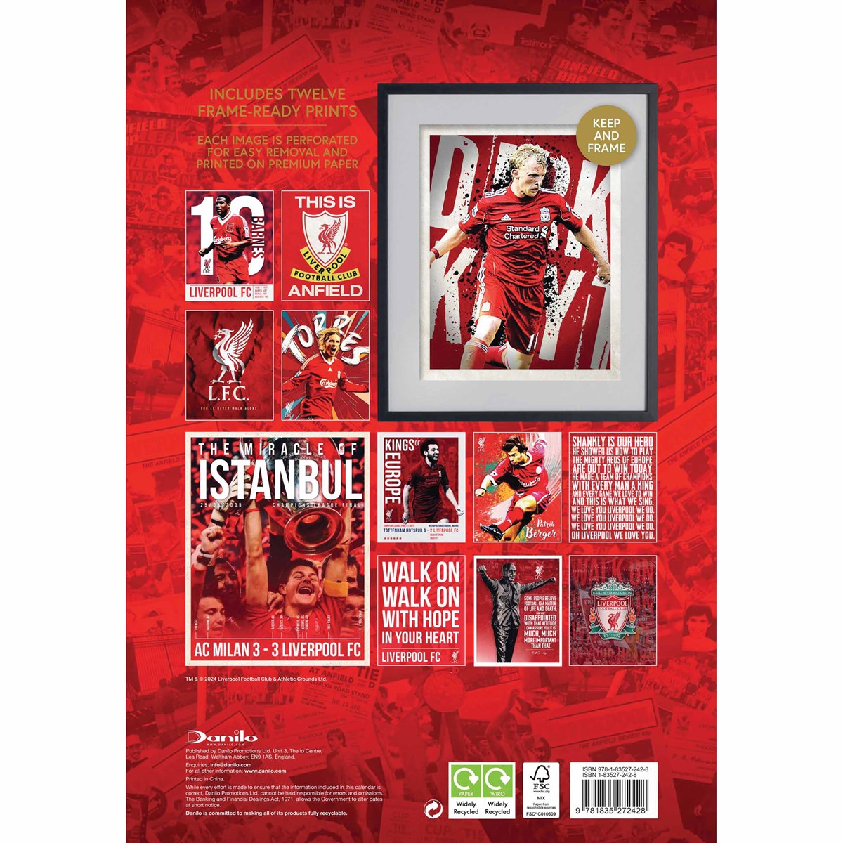 Liverpool FC Deluxe Calendar 2025