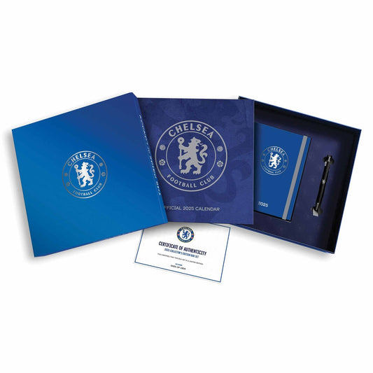 2025 collector's edition musical gift set, Includes a 2025 Chelsea FC wall calendar