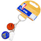 Golden State Warriors Charm Keyring