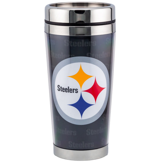 Pittsburgh Steelers Full Wrap Travel Mug