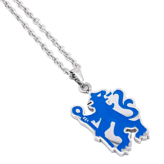 Chelsea FC Colour Lion Pendant & Chain