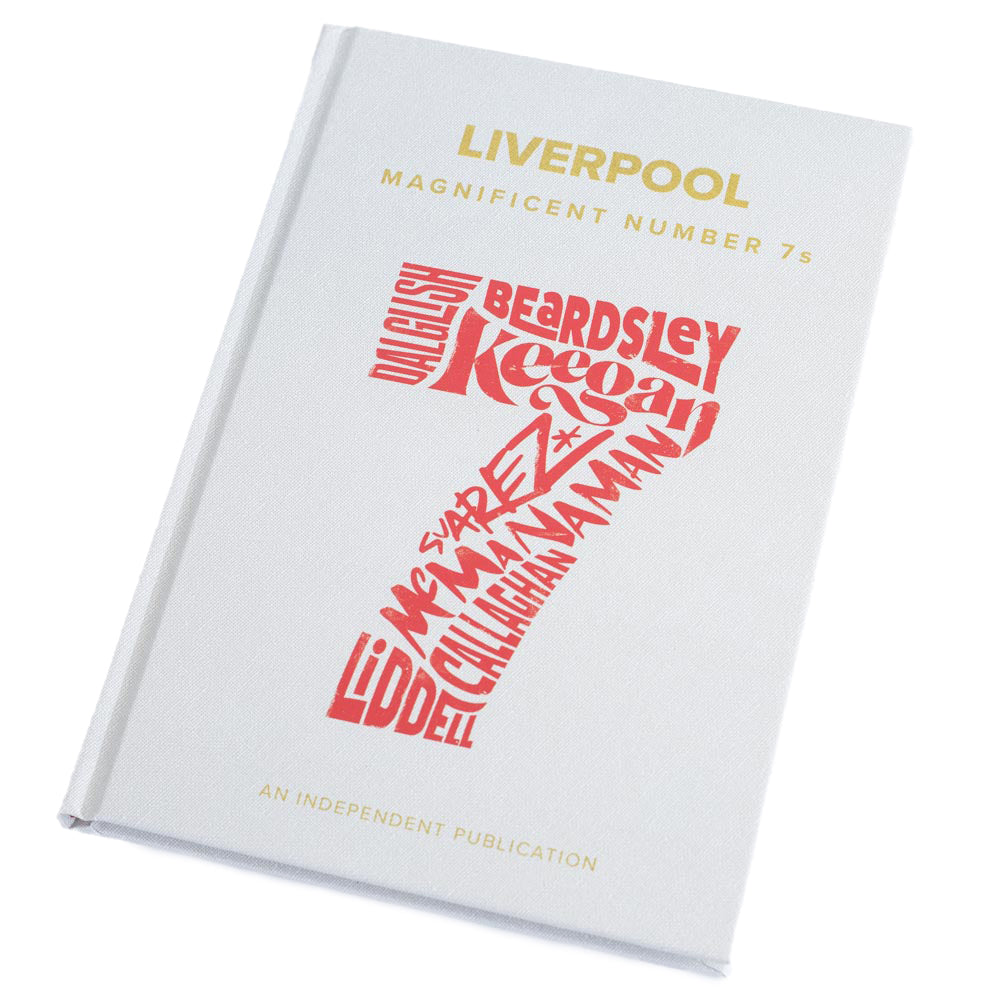 Celebrating the magnificent number 7s of Liverpool FC, The magnificent number 7s is 112 pages full of everything a Liverpool FC fan could ever want to know about the most iconic players to wear the famous number 7 kit