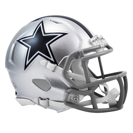 The Dallas Cowboys Riddell Speed Mini Helmet is a replica of one of the most popular helmet introductions in Riddell's history