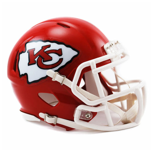 The Kansas City Chiefs Riddell Speed Mini Helmet is a replica of one of the most popular helmet introductions in Riddell's history