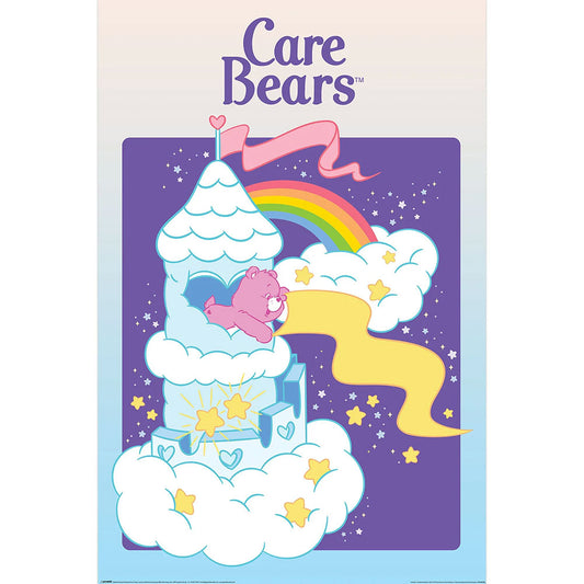 Rolled maxi poster, Features the Care Bears Care-A-Lot Castle