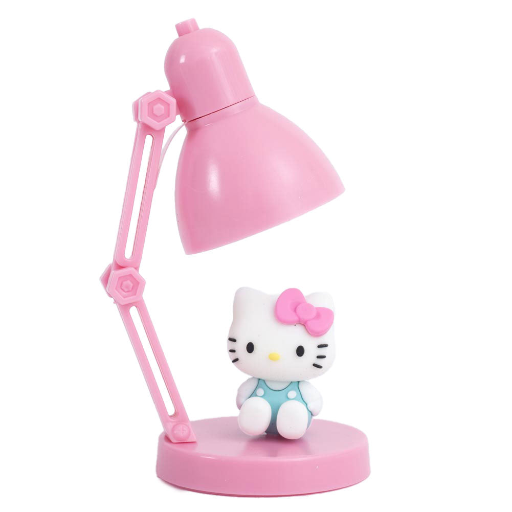 Compact Mini LED lamp with a removable figurine and an adjustable head