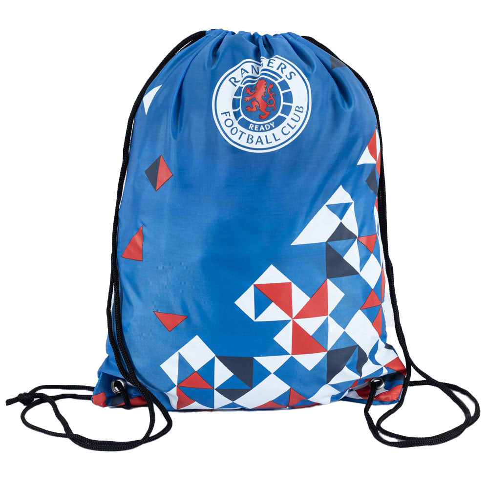 Particle design gym bag featuring a full colour club crest