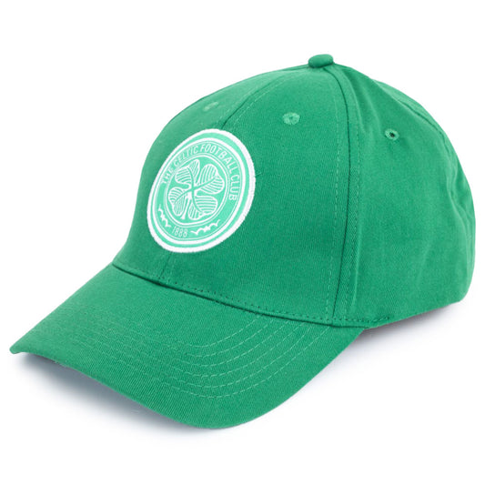 Green classic design curved brim cap