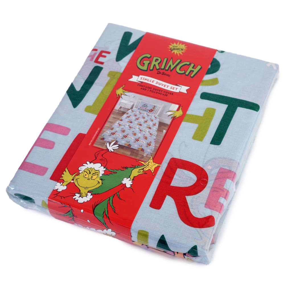 The Grinch Single Duvet Set