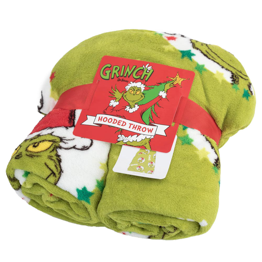 The Grinch Youths Hooded Blanket