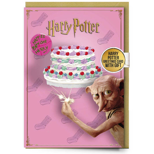 Fun greetings card featuring Dobby