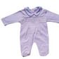 Pink Starts Smocked Babygrow