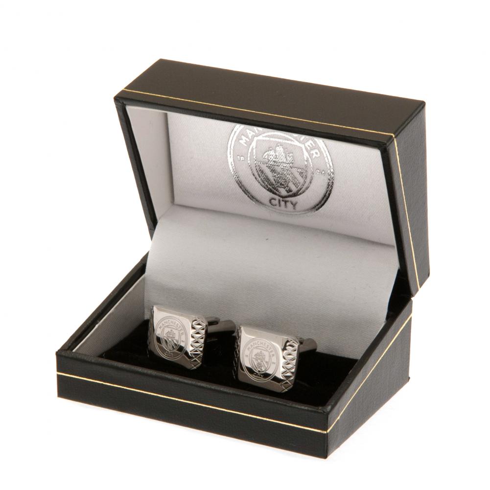 Manchester City FC Stainless Steel Cufflinks PT