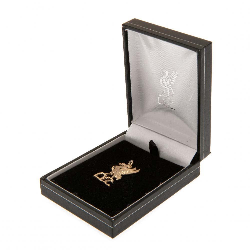 Liverpool FC 9ct Gold Pendant Liverbird Medium