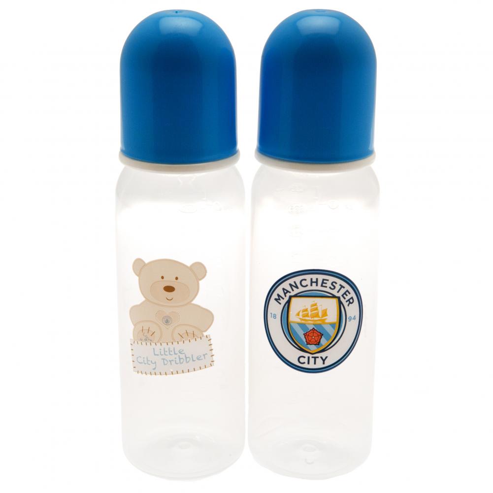 Manchester City FC 2pk Feeding Bottles