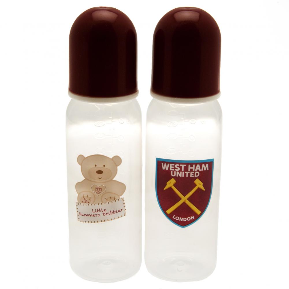 West Ham United FC 2pk Feeding Bottles