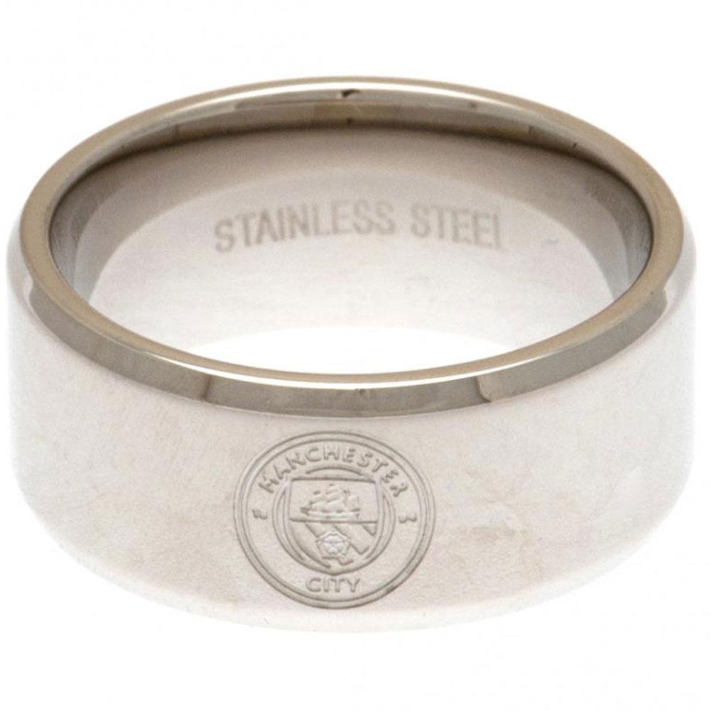 Manchester City FC Band Ring Large