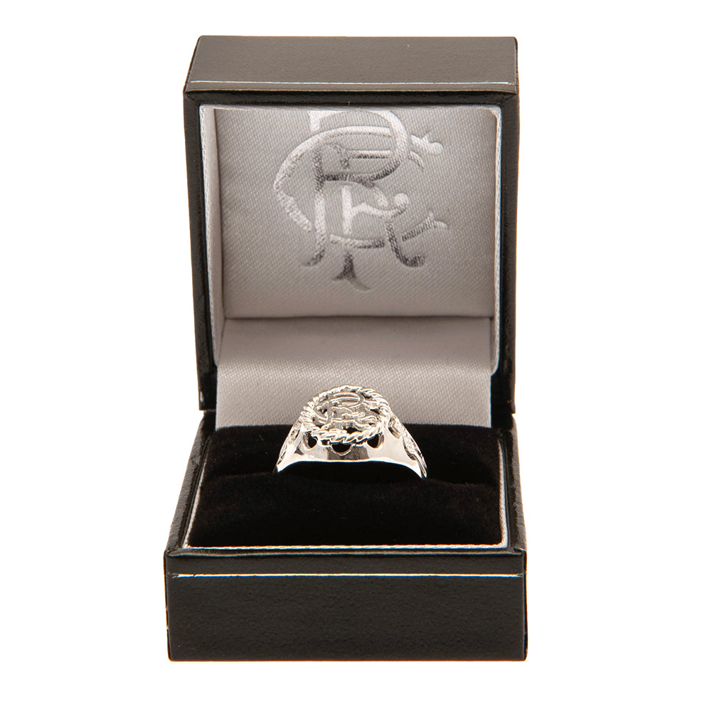 Rangers FC Sterling Silver Ring Small