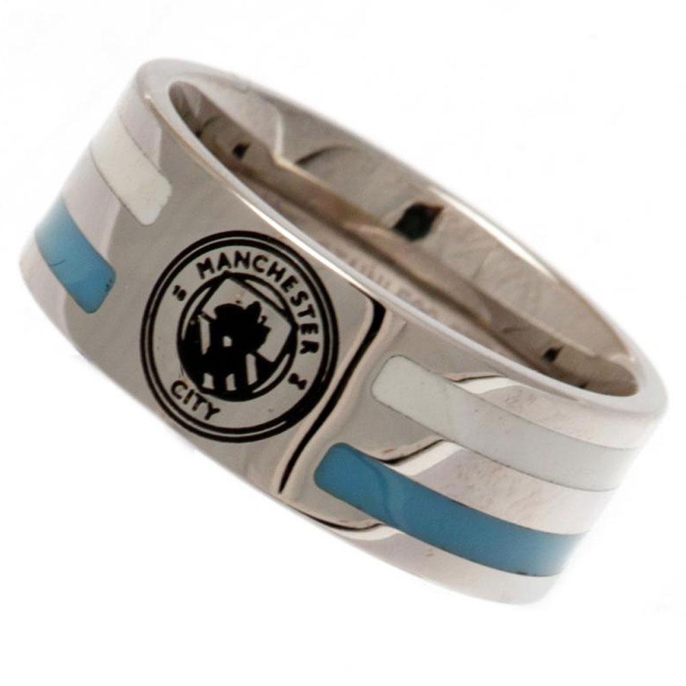 Manchester City FC Colour Stripe Ring Large