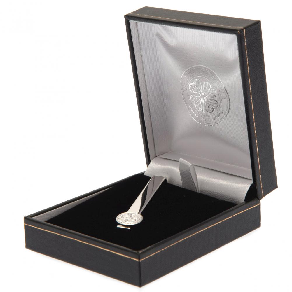 Celtic FC Silver Plated Tie Slide