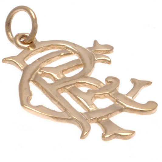 Rangers FC 9ct Gold Pendant Small