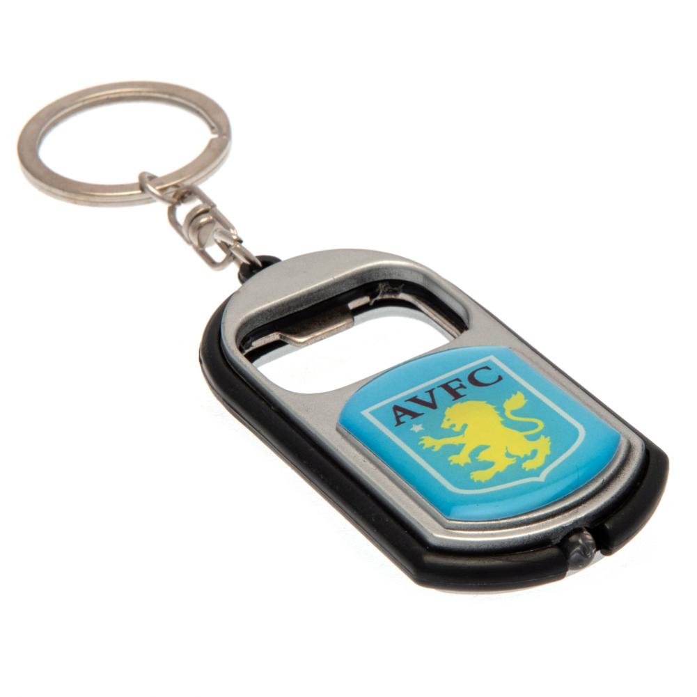 Aston Villa FC Keyring Torch Bottle Opener