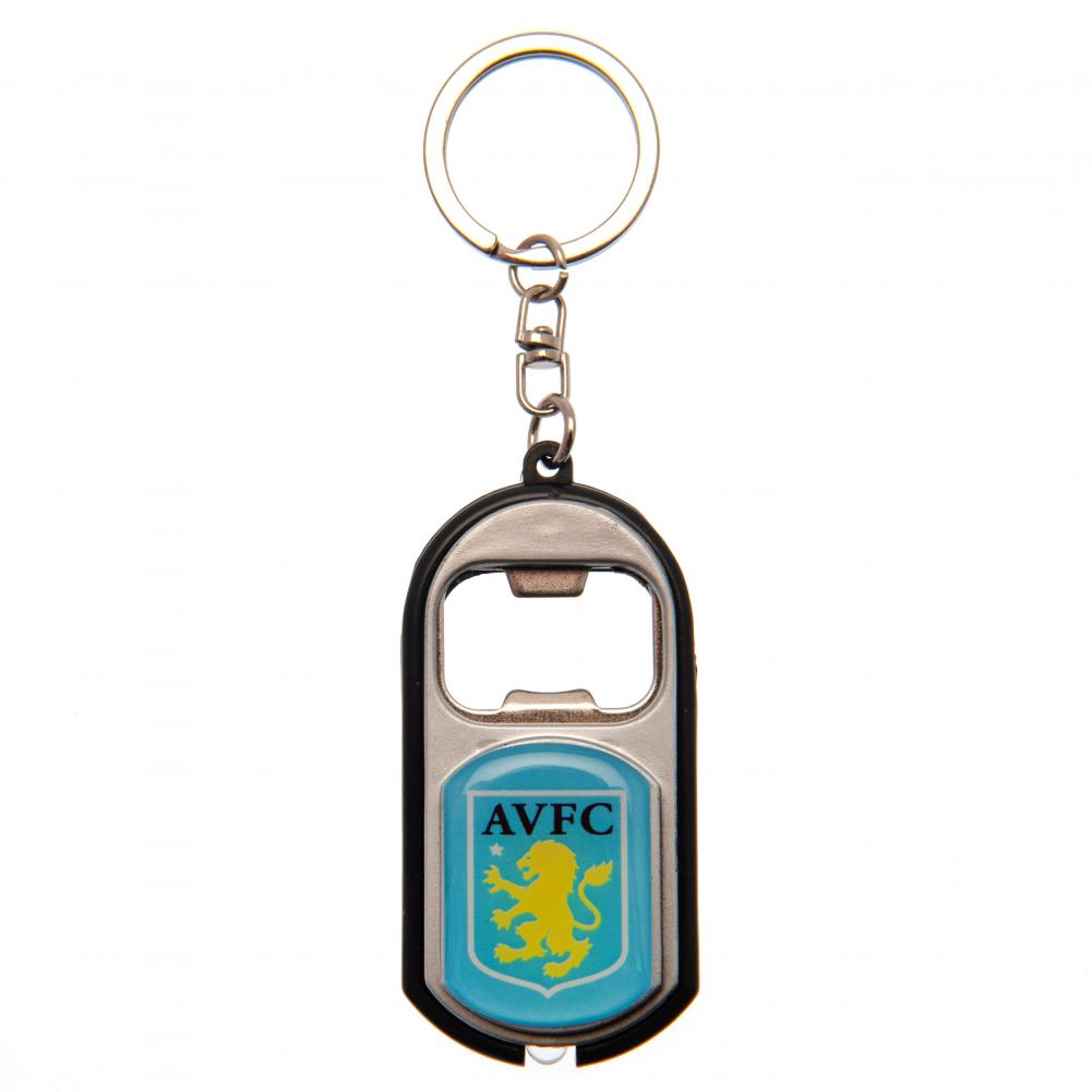 Aston Villa FC Keyring Torch Bottle Opener