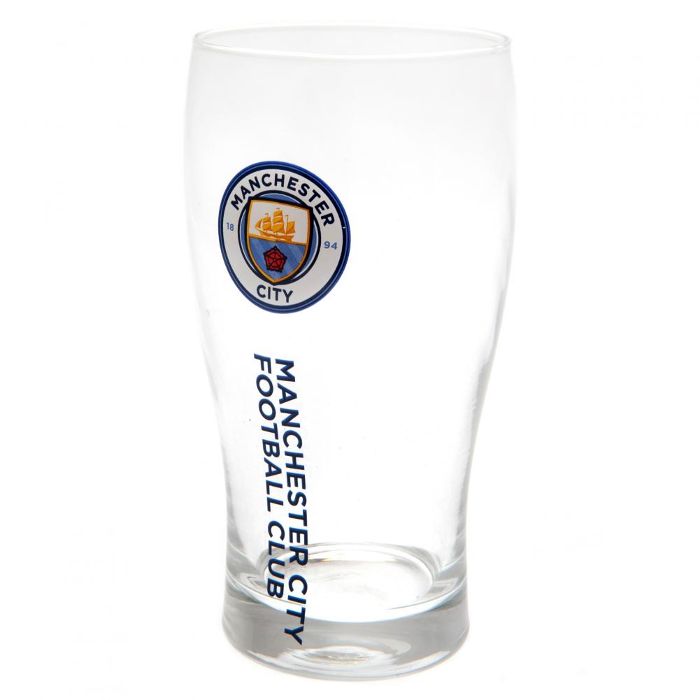 Manchester City FC Tulip Pint Glass